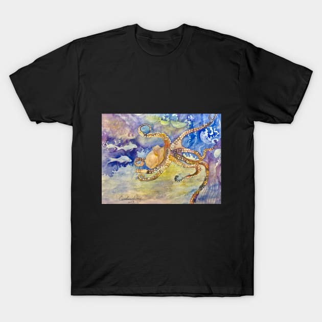 Octopus T-Shirt by Cwang